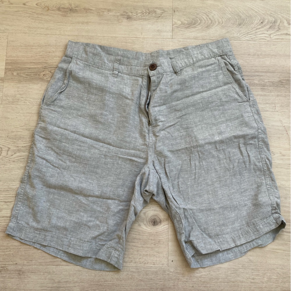 Patagonia Hemp & Cotton Mens Tan Shorts 32